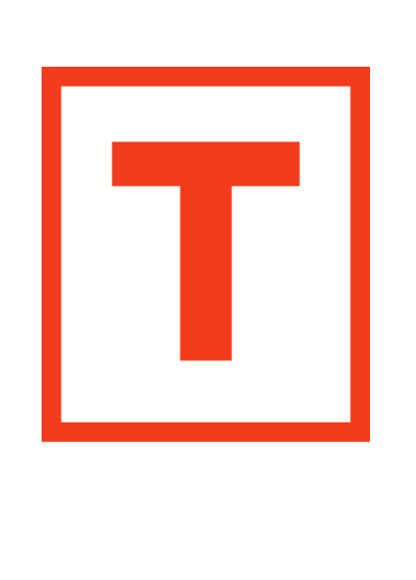 rotes T auf weissem Hintergrund aus dem Logo von Theis Spezialreinigung